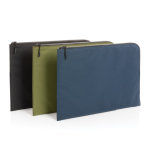 Minimalistische laptophoes van gerecycled polyester 15,6 inch Impact kleur marineblauw algemene weergave