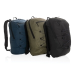 Multi-Pocket rugtas bedrukken met logo Hiking Impact kleur miliair groen algemene weergave