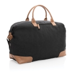 Reistas met logo gemaakt van gerecycled canvas Getaway Recycled kleur zwart zevende weergave