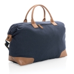 Reistas met logo gemaakt van gerecycled canvas Getaway Recycled kleur blauw zevende weergave