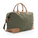 Reistas met logo gemaakt van gerecycled canvas Getaway Recycled kleur groen zevende weergave
