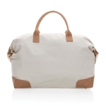 Reistas met logo gemaakt van gerecycled canvas Getaway Recycled kleur gebroken wit vijfde weergave