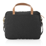 Kwalitatieve gerecyclede laptoptas 15,6” Getaway kleur zwart vierde weergave