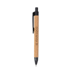 Duurzame kurken tarwestrovezel pen bedrukken blauwe inkt Straw Fiber met afdrukgebied