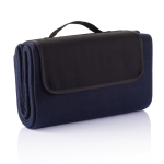 Opvouwbare picknickdeken van fleece stof 180 g/m2 Meadow kleur marineblauw tweede weergave
