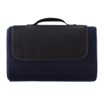 Opvouwbare picknickdeken van fleece stof 180 g/m2 Meadow kleur marineblauw derde weergave