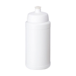 Hoge kwaliteit bidon bedrukken 500ml Baseline® kleur wit tweede weergave voorkant