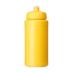 Hoge kwaliteit bidon bedrukken 500ml Baseline® kleur geel tweede weergave voorkant
