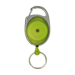 Sleutelhanger met uitschuifbare plastic clip tweede weergave voorkant