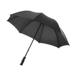 Gekleurde luxe paraplu met logo voor klanten Ø102 Tempest kleur zwart
