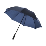 Gekleurde luxe paraplu met logo voor klanten Ø102 Tempest kleur marineblauw