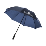 Gekleurde luxe paraplu met logo voor klanten Ø102 Tempest kleur marineblauw weergave zeefdruk