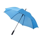 Gekleurde luxe paraplu met logo voor klanten Ø102 Tempest kleur lichtblauw
