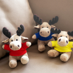 Rendier knuffel met logo op t-shirt Rudolph