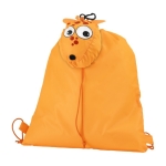 Kinderrugzak in de vorm van een dier met polyester touwen kleur oranje eerste weergave