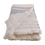 Promotionele handdoek met logo gemaakt van katoen 340 g/m2 Holidays kleur blauw tweede weergave