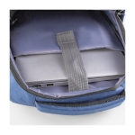 Laptoprugzak met USB aansluiting en bagageriem BusinessPro kleur blauw vierde weergave