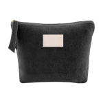 Toilettas met fluweelachtige afwerking 325 g/m2 Fluffy kleur zwart zesde weergave