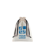 Grote tas bedrukken met lintsluiting 140 g/m2 Cover Big met afdrukgebied