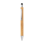 Bamboe eco pennen met chroomafwerking bedrukken Zurich Bamboo kleur hout eerste weergave