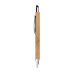Bamboe eco pennen met chroomafwerking bedrukken Zurich Bamboo kleur hout derde weergave