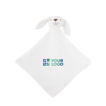 Babydeken laten personaliseren DouDou Animal kleur wit met afdrukgebied