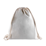 Biologische katoenen tasje bedrukken 140 g/m2 Cotton Natural kleur beige eerste weergave