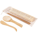 Sushi set van 5 delen met bedrijfslogo kleur beige tweede weergave