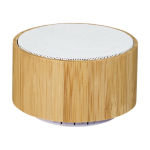 Custom Bluetooth Speaker met logo Bamboo kleur zwart derde weergave
