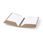 Personaliseerbare schrijfmap van karton 400g/m2 A4 Eco Basic kleur naturel tweede weergave