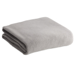 Goedkope stoffen fleecedeken bedrukken 180 g/m2 Basic Style kleur grijs