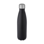 Stalen thermosflessen 500ml Lifestyle Premium kleur zwart / grijs