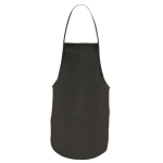 Non-woven keukenschort kleur zwart