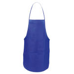 Non-woven keukenschort kleur blauw