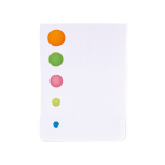Notitieblok met gekleurde sticky notes ColorMark kleur wit  negende weergave