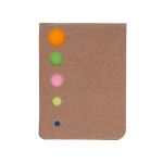 Notitieblok met gekleurde sticky notes ColorMark kleur beige  negende weergave