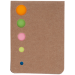 Notitieblok met gekleurde sticky notes ColorMark kleur beige