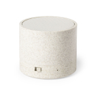 Leuke goedkope tarwestro draadloze speaker Natura Soul kleur beige  negende weergave
