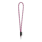 Keycords bedrukken met 4-6 dagen levertijd Tube Stripes Dark