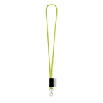 Lanyards met logo op etiket en levering 4-6 dagen Tube Nautic kleur geel