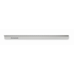 Driehoekige aluminium architectenliniaal 30cm Architect kleur mat zilver hoofdweergave vierde weergave