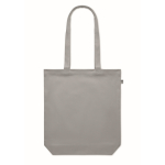 Biologische canvas tas bedrukken 270 g/m2 Eco Strong Colors kleur grijs vierde weergave