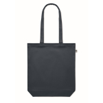 Biologische canvas tas bedrukken 270 g/m2 Eco Strong Colors kleur marineblauw vierde weergave