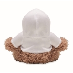 Knuffelaap met t-shirt voor sublimatie met logo Monkey kleur wit vierde weergave