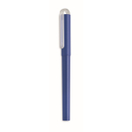 Goedkope RPET gerecyclede gel-inkt pen met dop kleur blauw tweede weergave