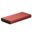 Powerbank met USB type C en snelladen 10.000 mAh Duo kleur bordeaux