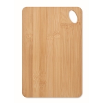 Grote snijplank met gat voor bedrijfsmerchandising kleur hout derde weergave