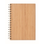 Ringnotitieboekjes bedrukken met bamboe kaft A5 Conscious kleur hout vijfde weergave