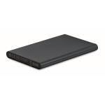 Aluminium powerbank 4.000 mAh Powercard Alu Black kleur marineblauw tweede weergave
