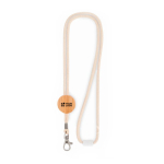 50 cm lange katoenen keycord bedrukken Cotton Hook weergave met bedrukking